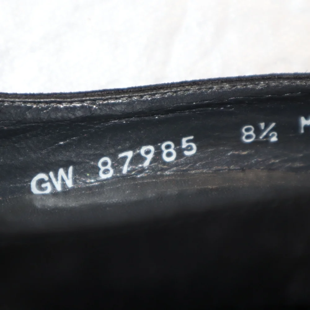 Stuart Weitzman Black and‎ Gray Peep Toe Bow Accents Black